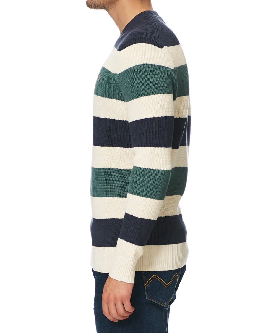 Mies | Puserot | Morris | Cardew Stripe O-neck Sweater Multi