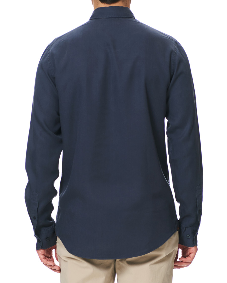 Mies | Kauluspaidat | Morris | Alvin Tencel Shirt Navy