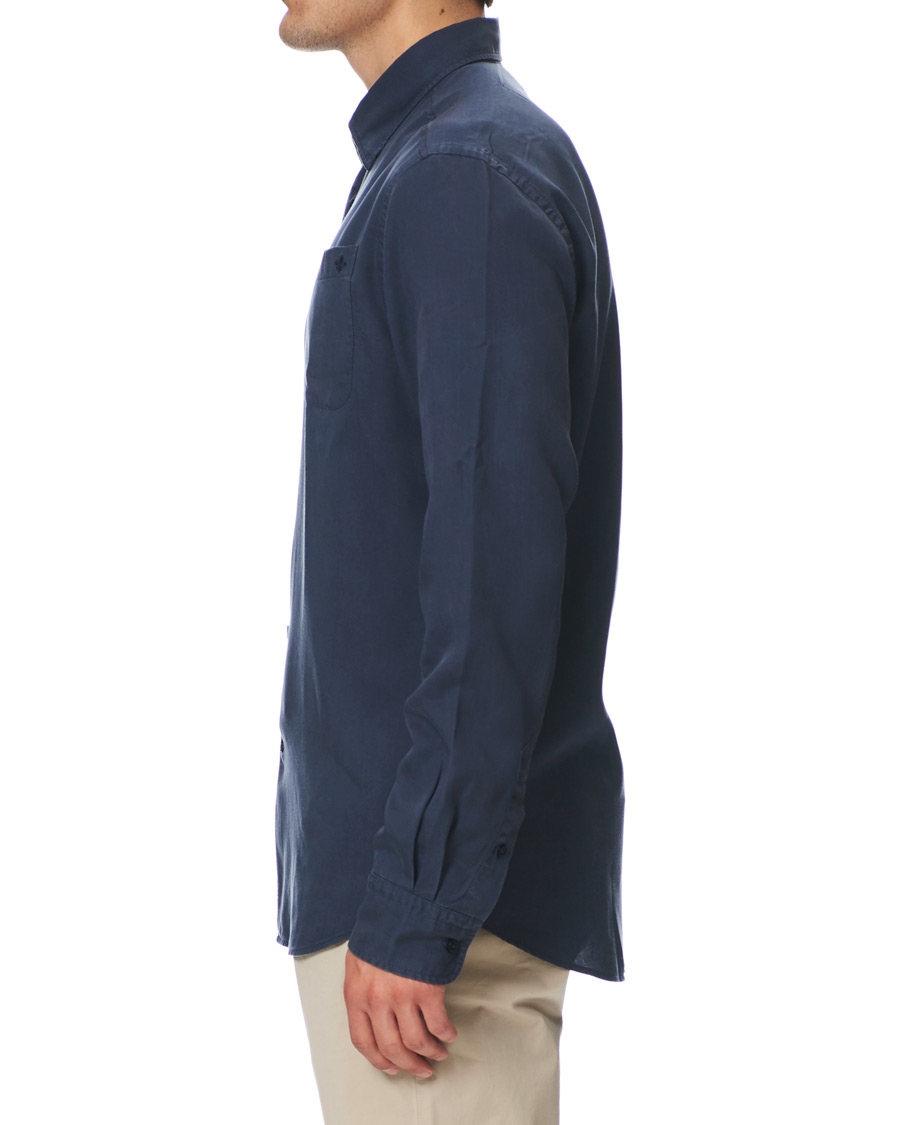 Mies | Kauluspaidat | Morris | Alvin Tencel Shirt Navy