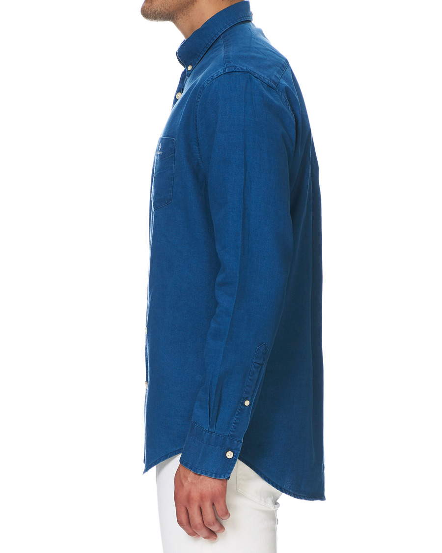 Mies | Kauluspaidat | GANT | Regular Fit Indigo Royal Oxford Shirt Blue