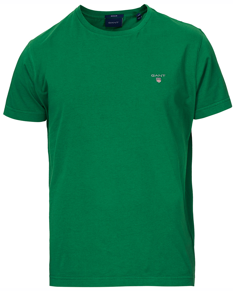 Mies | T-paidat | GANT | Original Crew Neck Tee Amazon Green