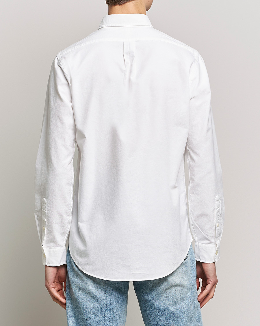 Mies | Kauluspaidat | Polo Ralph Lauren | Custom Fit Garment Dyed Oxford Shirt White