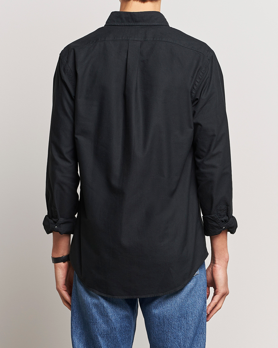 Mies | Kauluspaidat | Polo Ralph Lauren | Custom Fit Garment Dyed Oxford Shirt Black