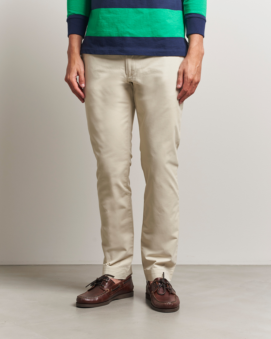 Mies | Housut | Polo Ralph Lauren | Slim Fit Stretch Chinos Beige
