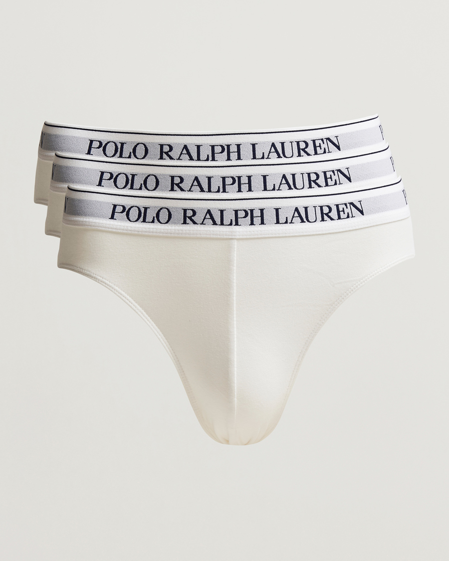 Mies | Alusvaatteet | Polo Ralph Lauren | 3-Pack Low Rise Brief White