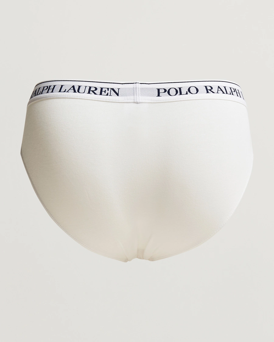 Mies | Vaatteet | Polo Ralph Lauren | 3-Pack Low Rise Brief White