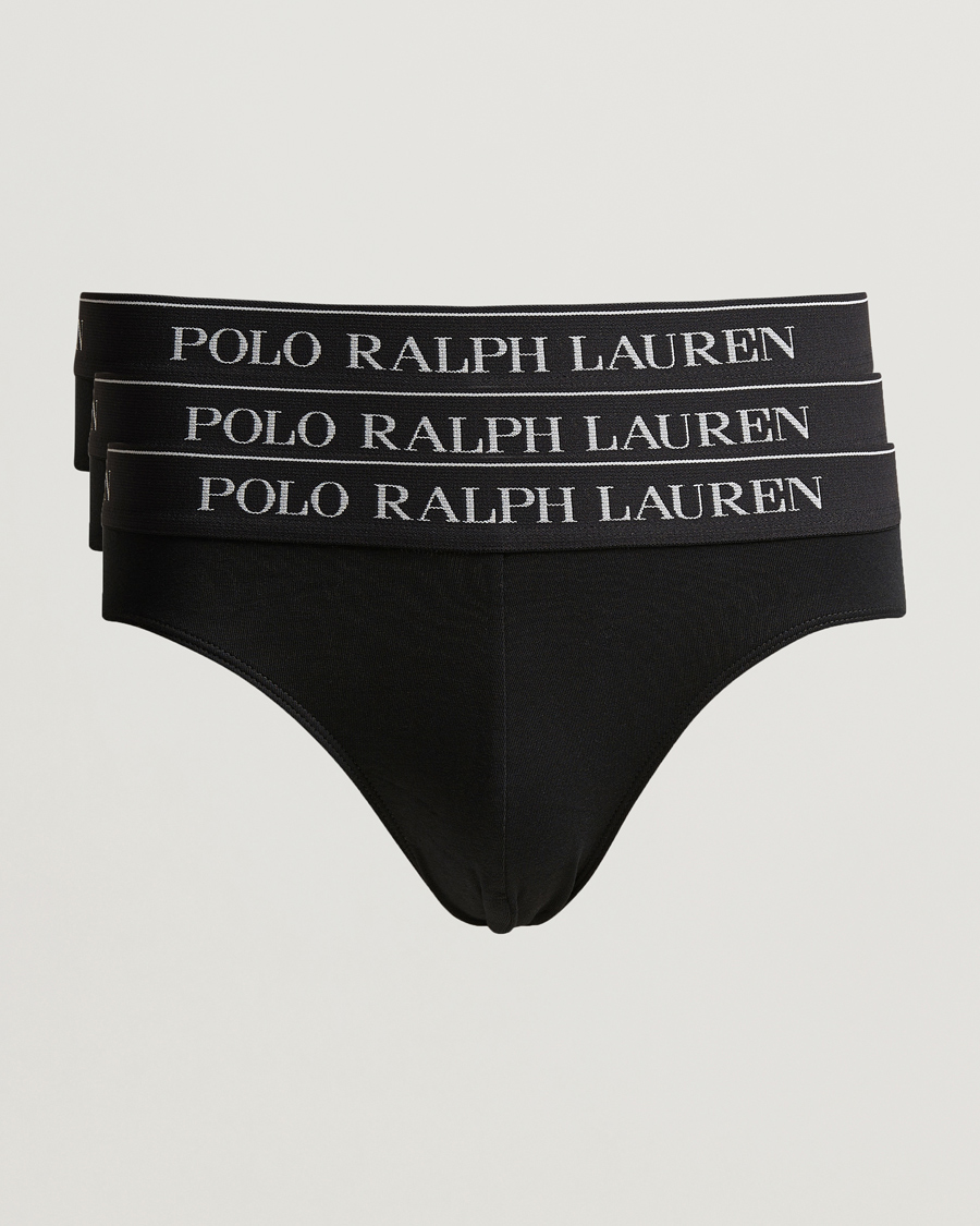 Miehet |  | Polo Ralph Lauren | 3-Pack Low Rise Brief Black