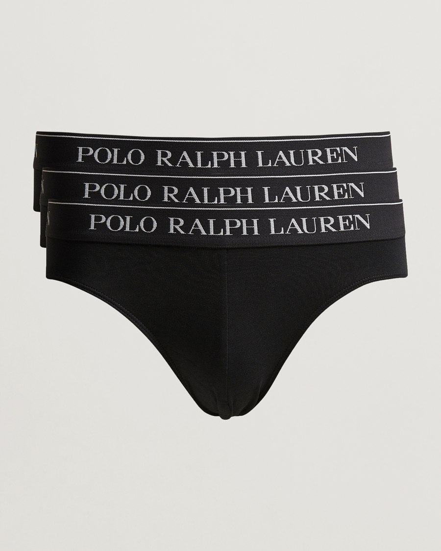 Mies | Alusvaatteet | Polo Ralph Lauren | 3-Pack Low Rise Trunk Black