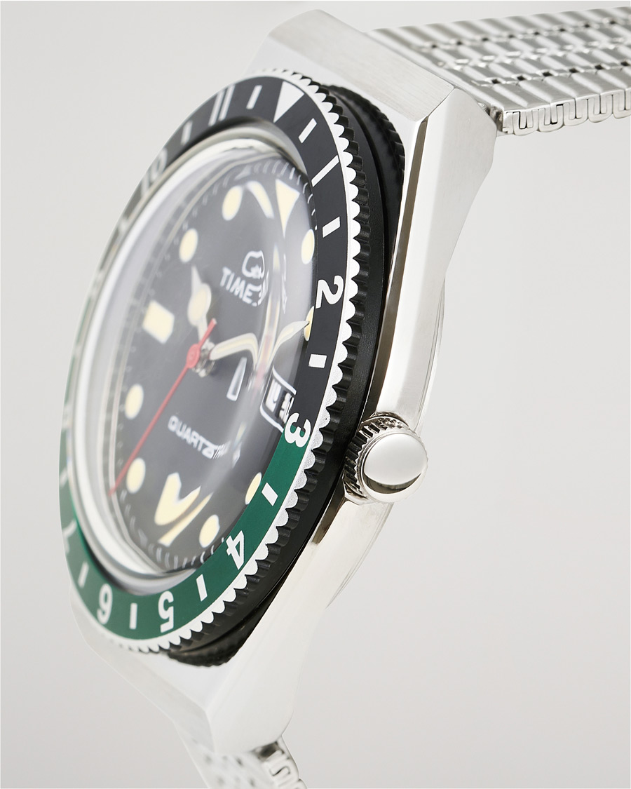 Mies | Timex Q Reissue 1979 Black/Green | Timex | Q Reissue 1979 Black/Green