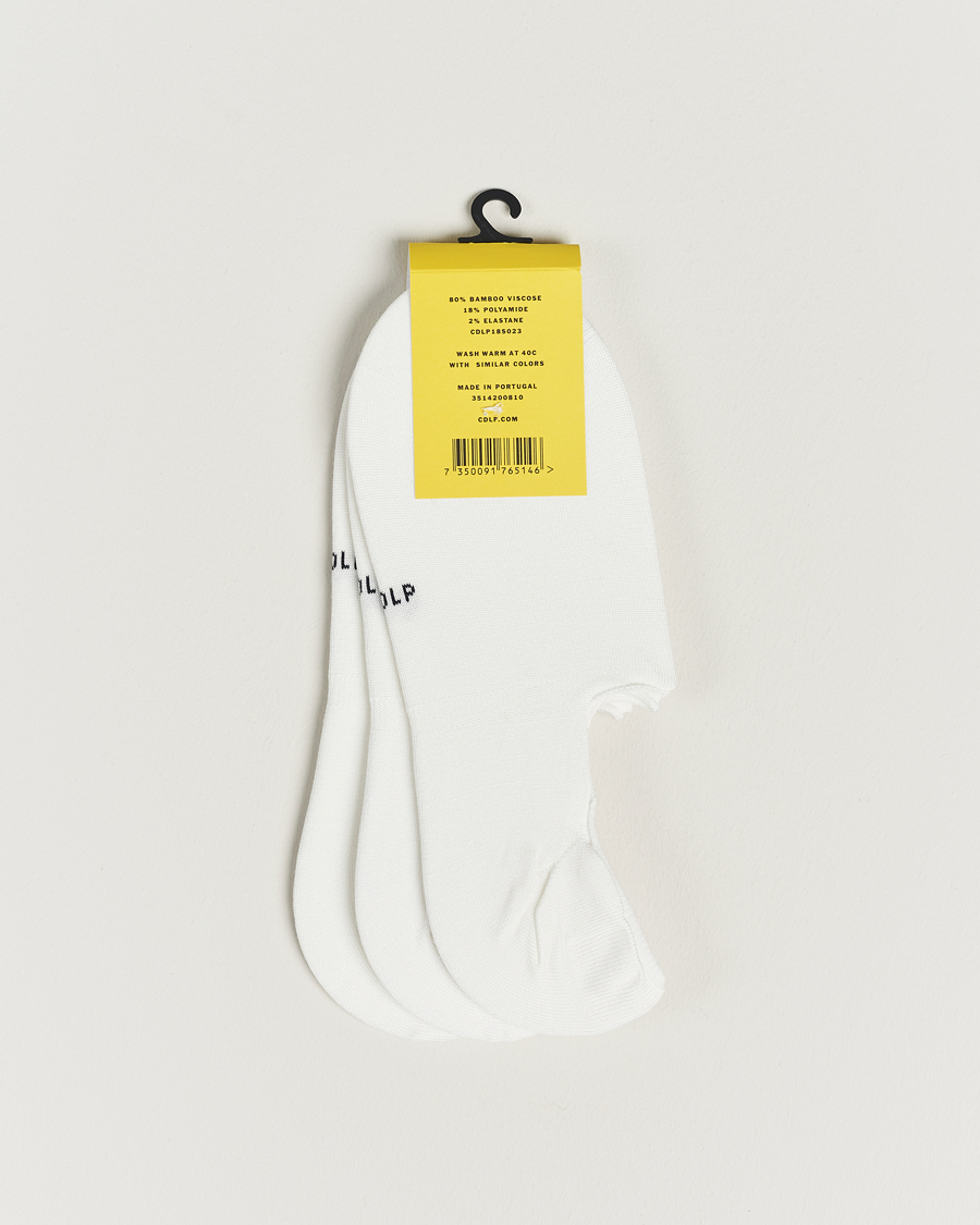 Mies | New Nordics | CDLP | 3-Pack No Show Socks White
