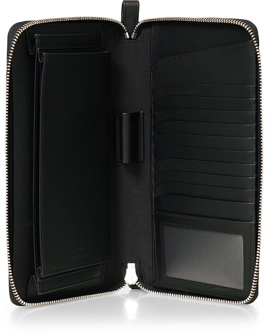 Mies | Montblanc MST Soft Grain Travel Wallet Black | Montblanc | MST Soft Grain Travel Wallet Black