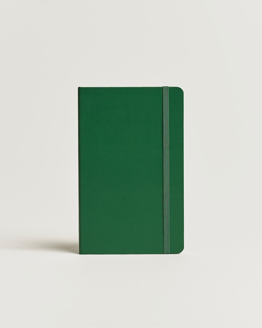 Mies | Lehtiöt | Moleskine | Plain Hard Notebook Large Myrtle Green