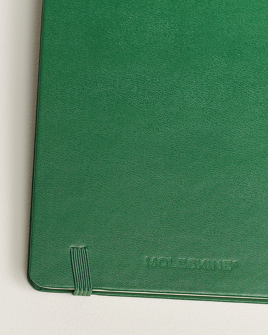 Mies | Lehtiöt | Moleskine | Ruled Hard Notebook Large Myrtle Green