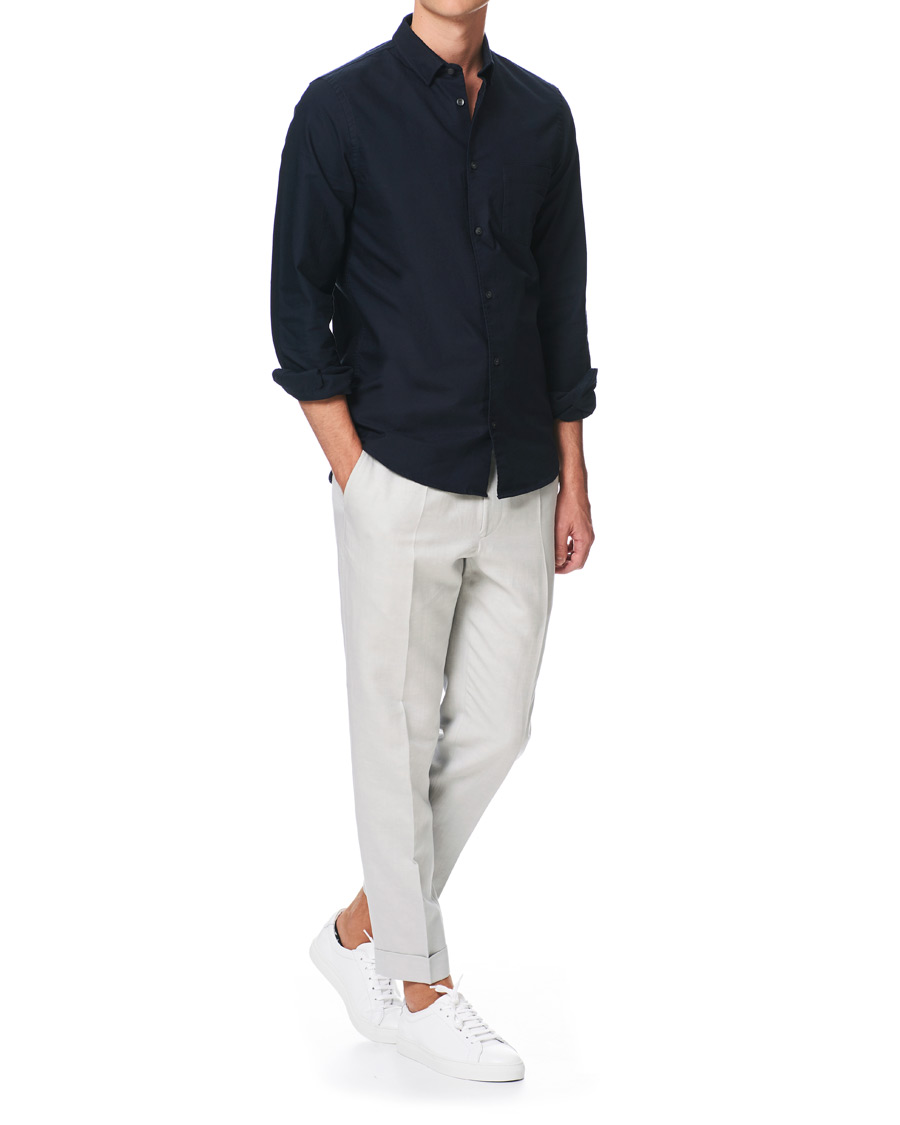 Mies | Kauluspaidat | Filippa K | Tim Oxford Shirt Dark Navy