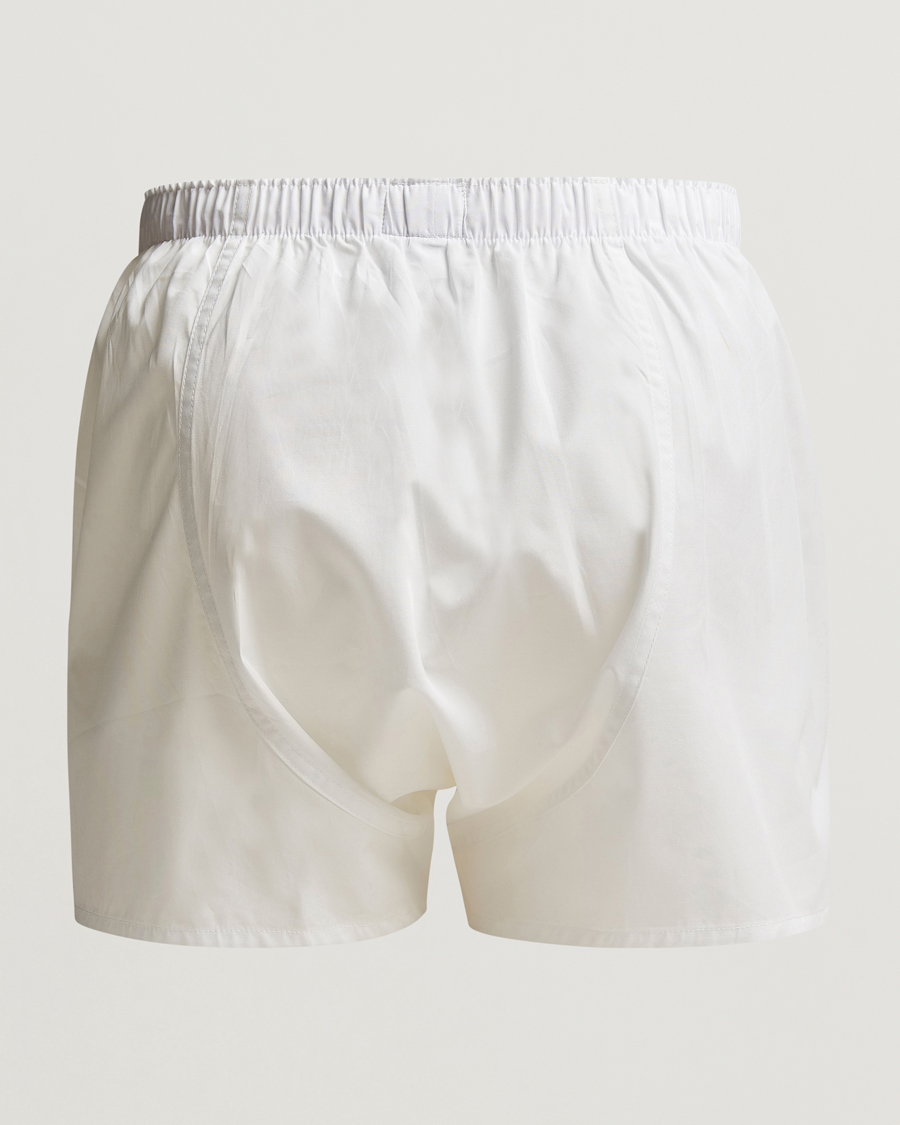 Mies | Alusvaatteet | Sunspel | Classic Woven Cotton Boxer Shorts White