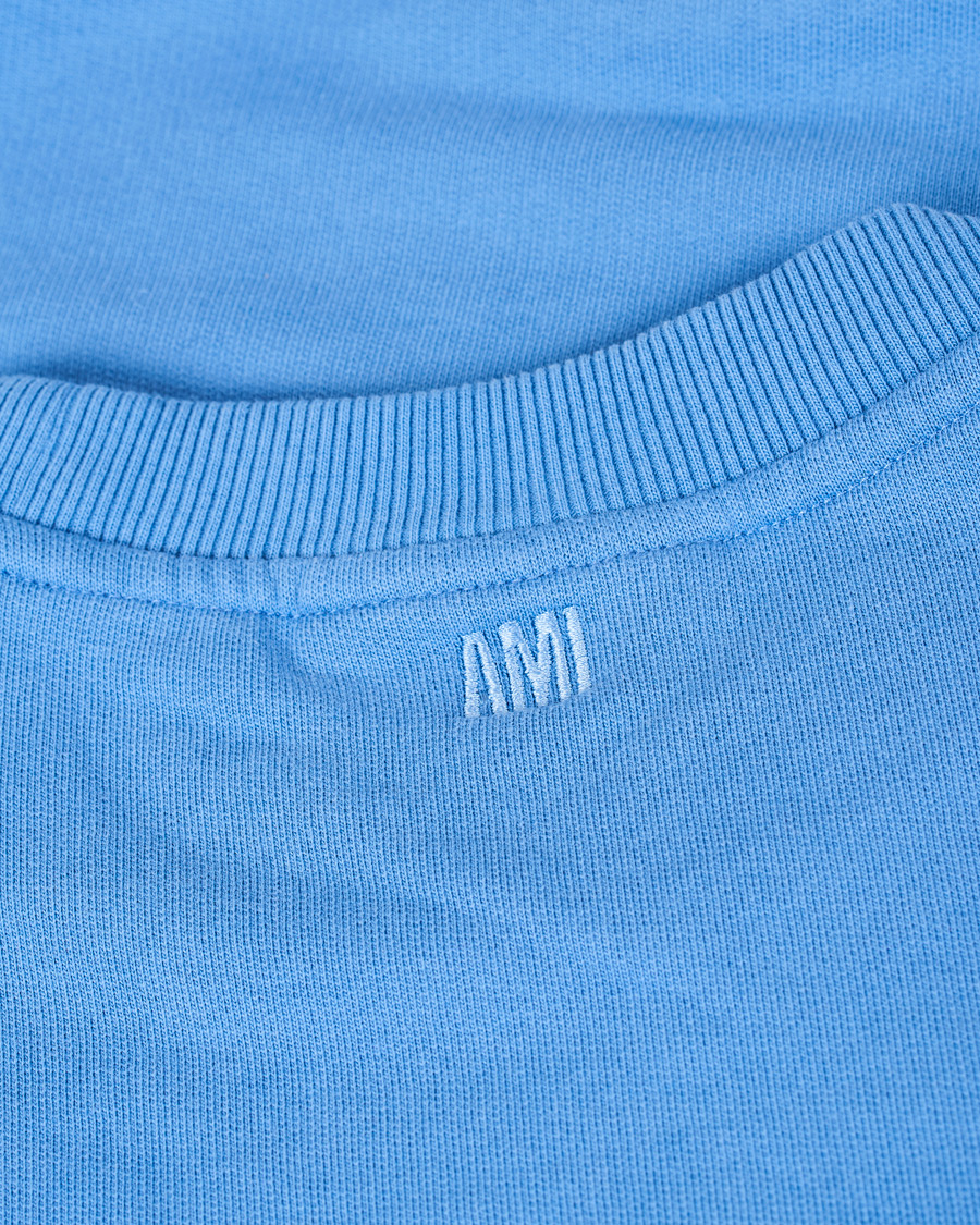 Mies | Puserot | AMI | Heart Logo Sweatshirt Blue