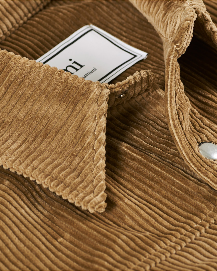 Mies | Takit | AMI | Corduroy Shirt Jacket Olive