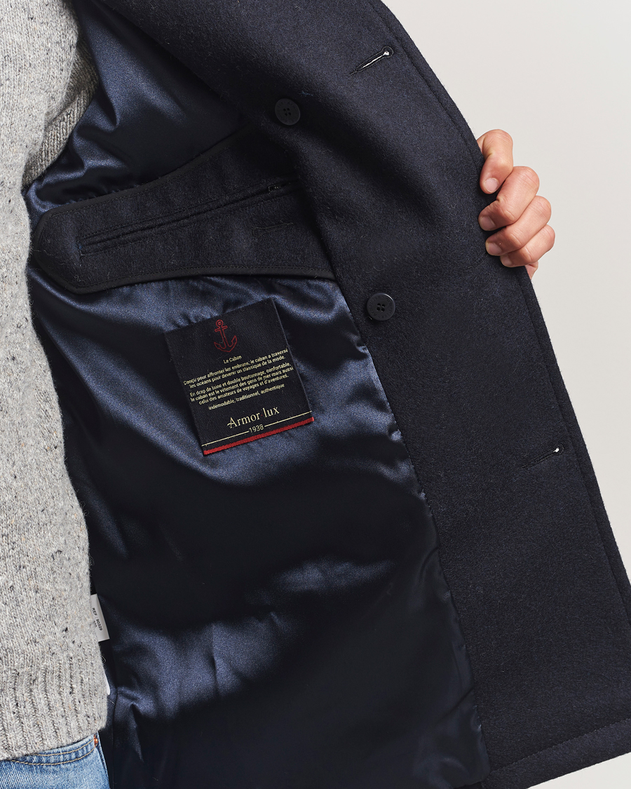 Mies | Takit | Armor-lux | Kermor Wool Peacoat Navy 46