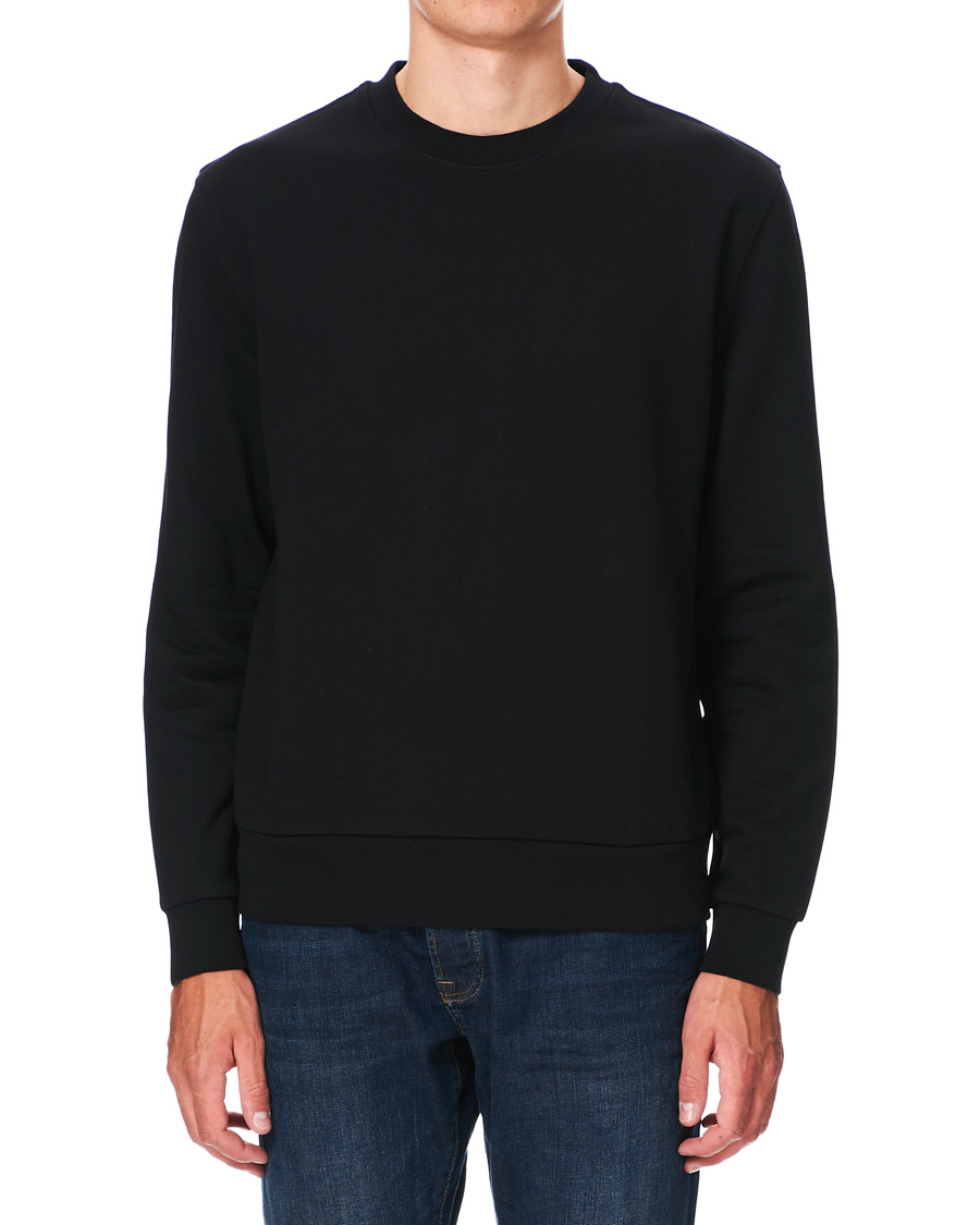 Mies | Puserot | Filippa K | Gustaf Cotton Sweatshirt Black