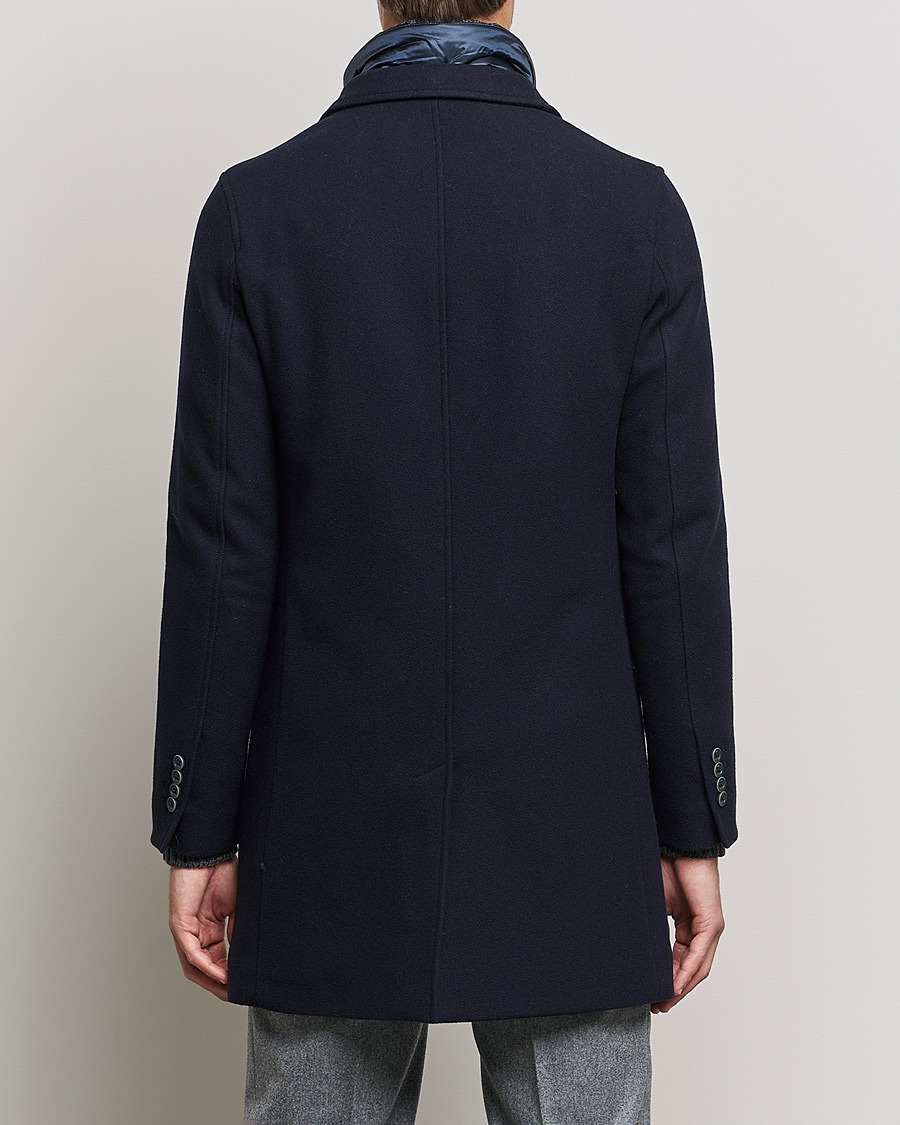 Mies | Takit | Herno | Wool Zip Coat Navy