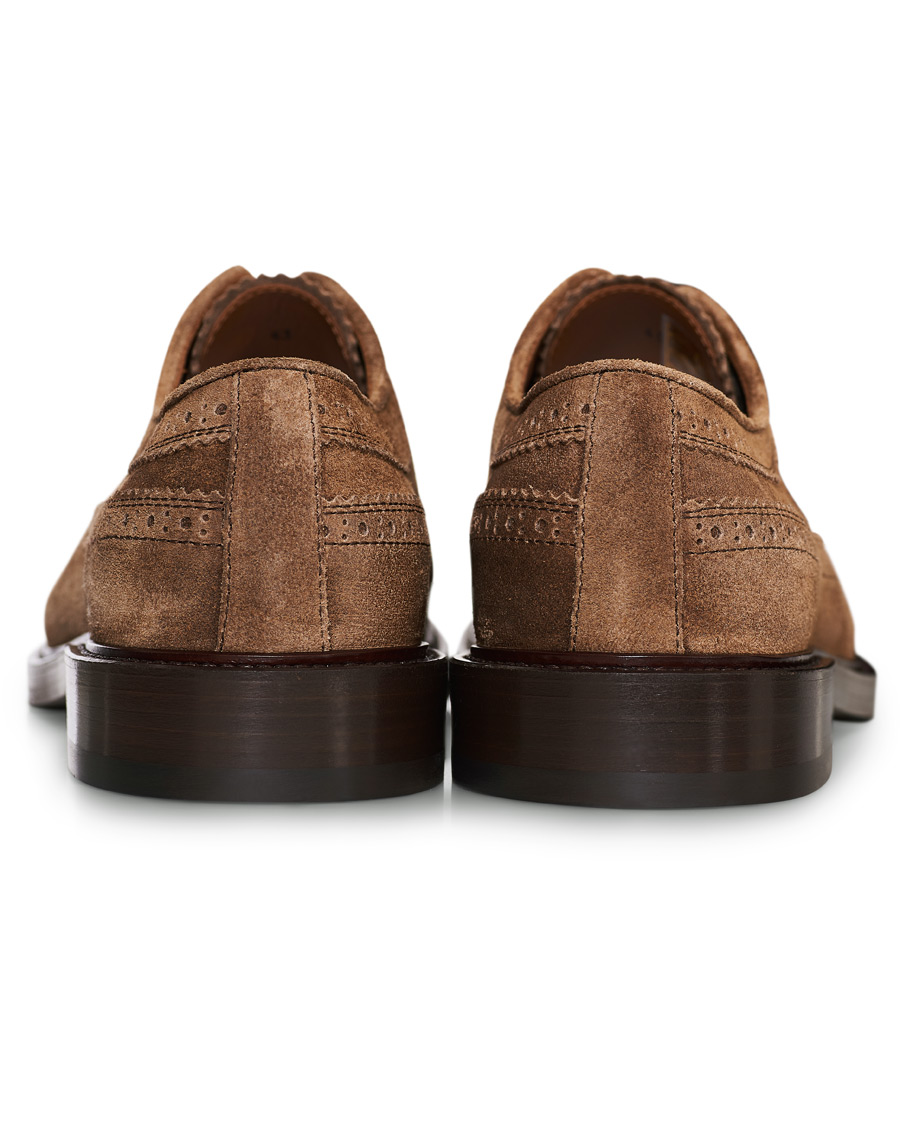 Mies | Brunello Cucinelli Longwing Brogue Brown Suede | Brunello Cucinelli | Longwing Brogue Brown Suede