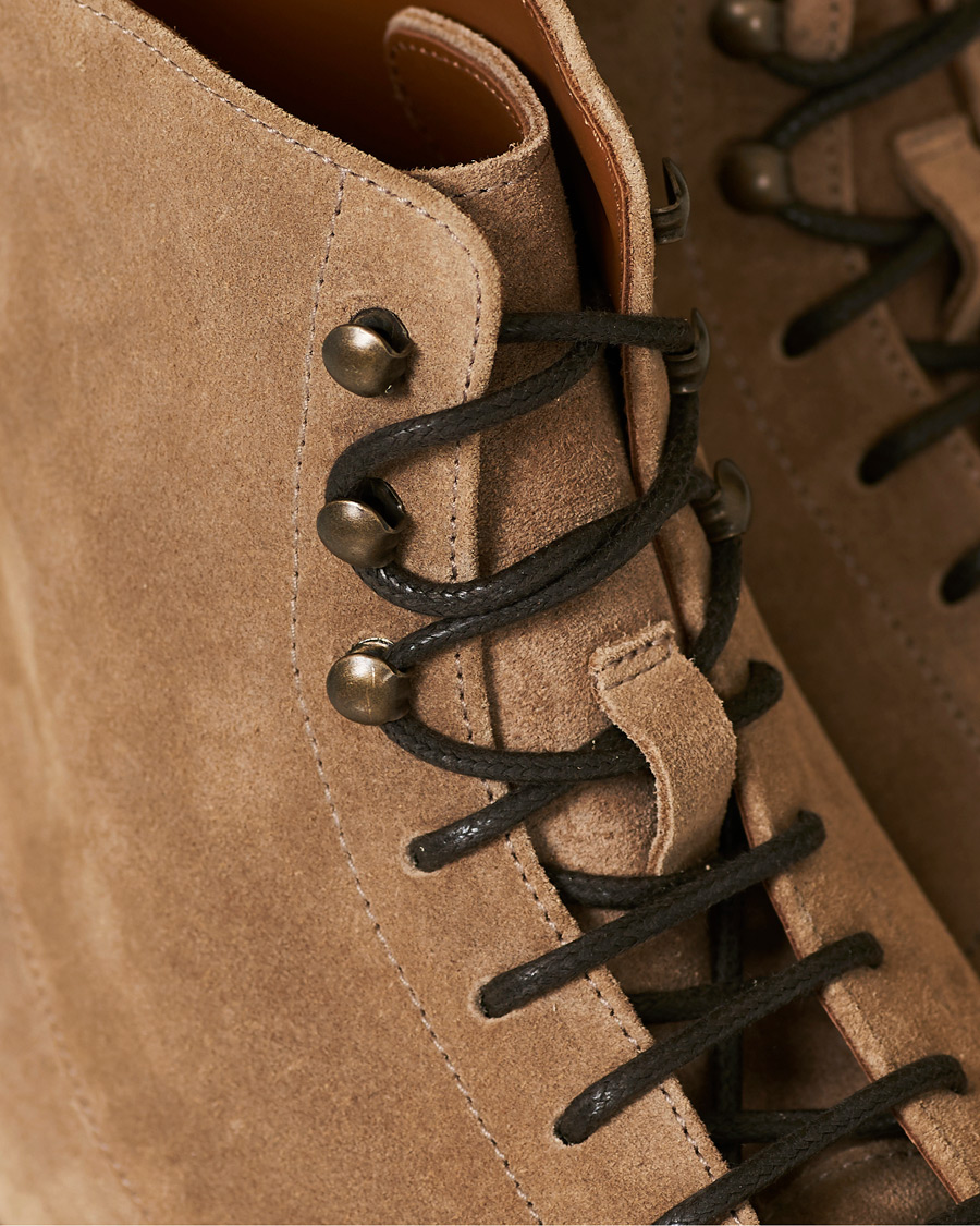 Mies | Brunello Cucinelli Plain Toe Leather Boot Sand Suede | Brunello Cucinelli | Plain Toe Leather Boot Sand Suede