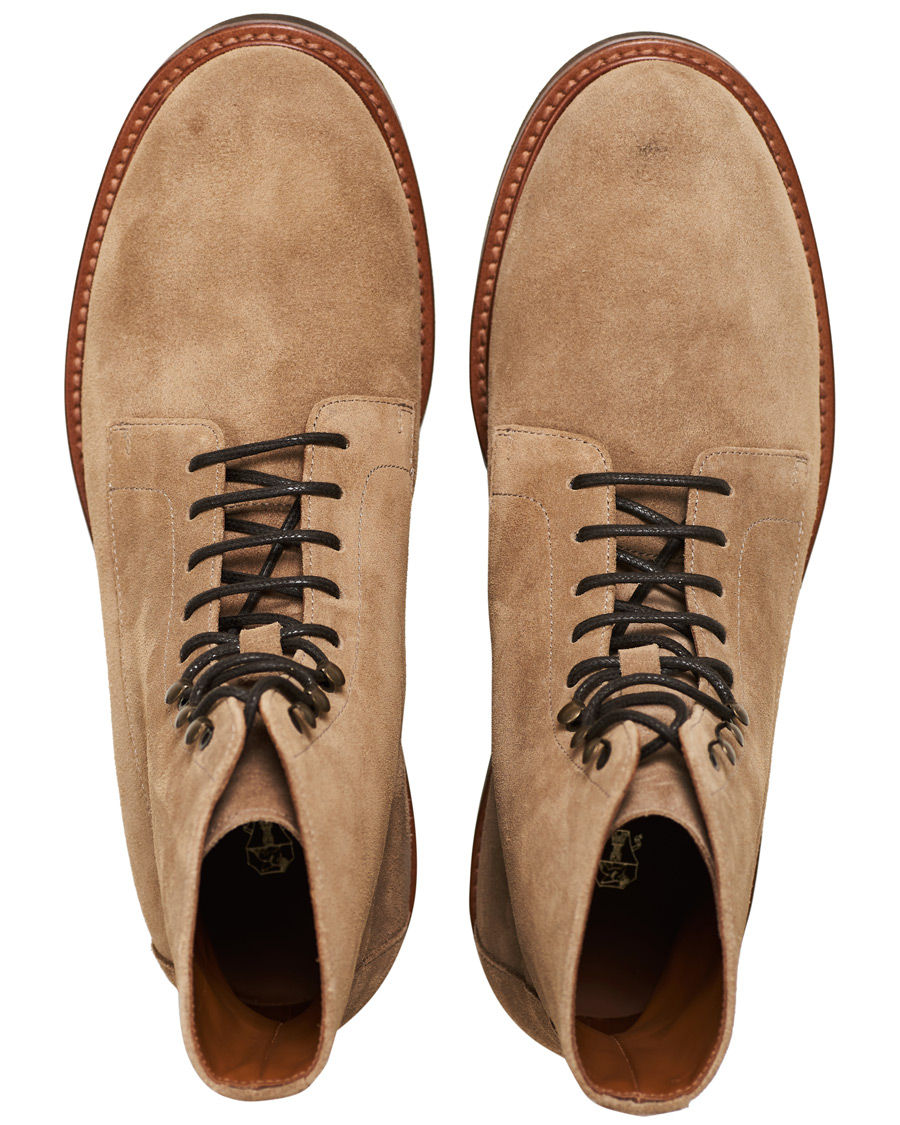 Mies | Brunello Cucinelli Plain Toe Leather Boot Sand Suede | Brunello Cucinelli | Plain Toe Leather Boot Sand Suede
