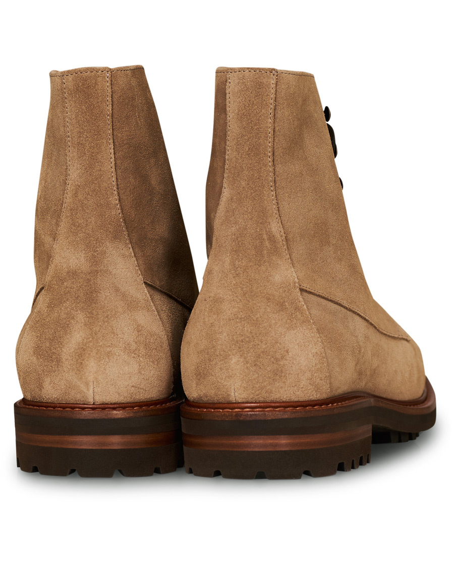 Mies | Brunello Cucinelli Plain Toe Leather Boot Sand Suede | Brunello Cucinelli | Plain Toe Leather Boot Sand Suede