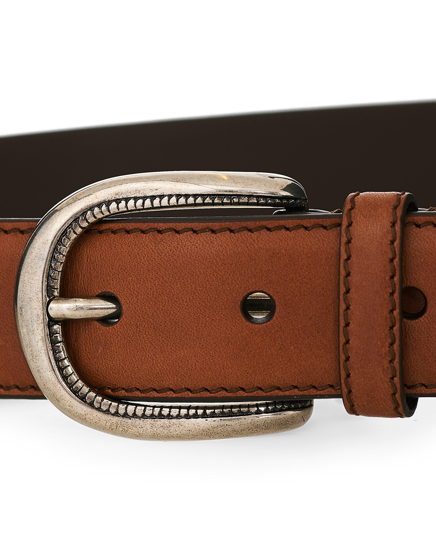 Mies | Brunello Cucinelli Plain Belt Brown Calf | Brunello Cucinelli | Plain Belt Brown Calf