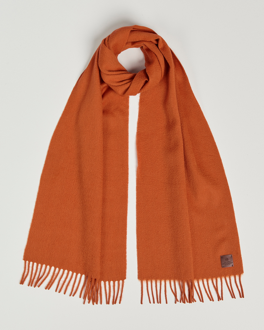 Mies | Amanda Christensen Wool Scarf Orange | Amanda Christensen | Wool Scarf Orange