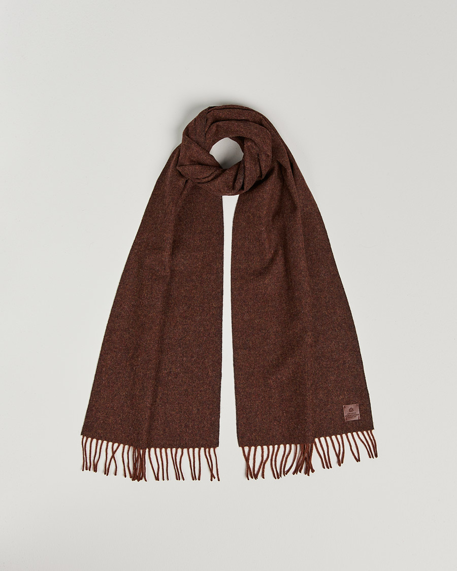 Mies | Amanda Christensen Wool Scarf Rost Melange | Amanda Christensen | Wool Scarf Rost Melange