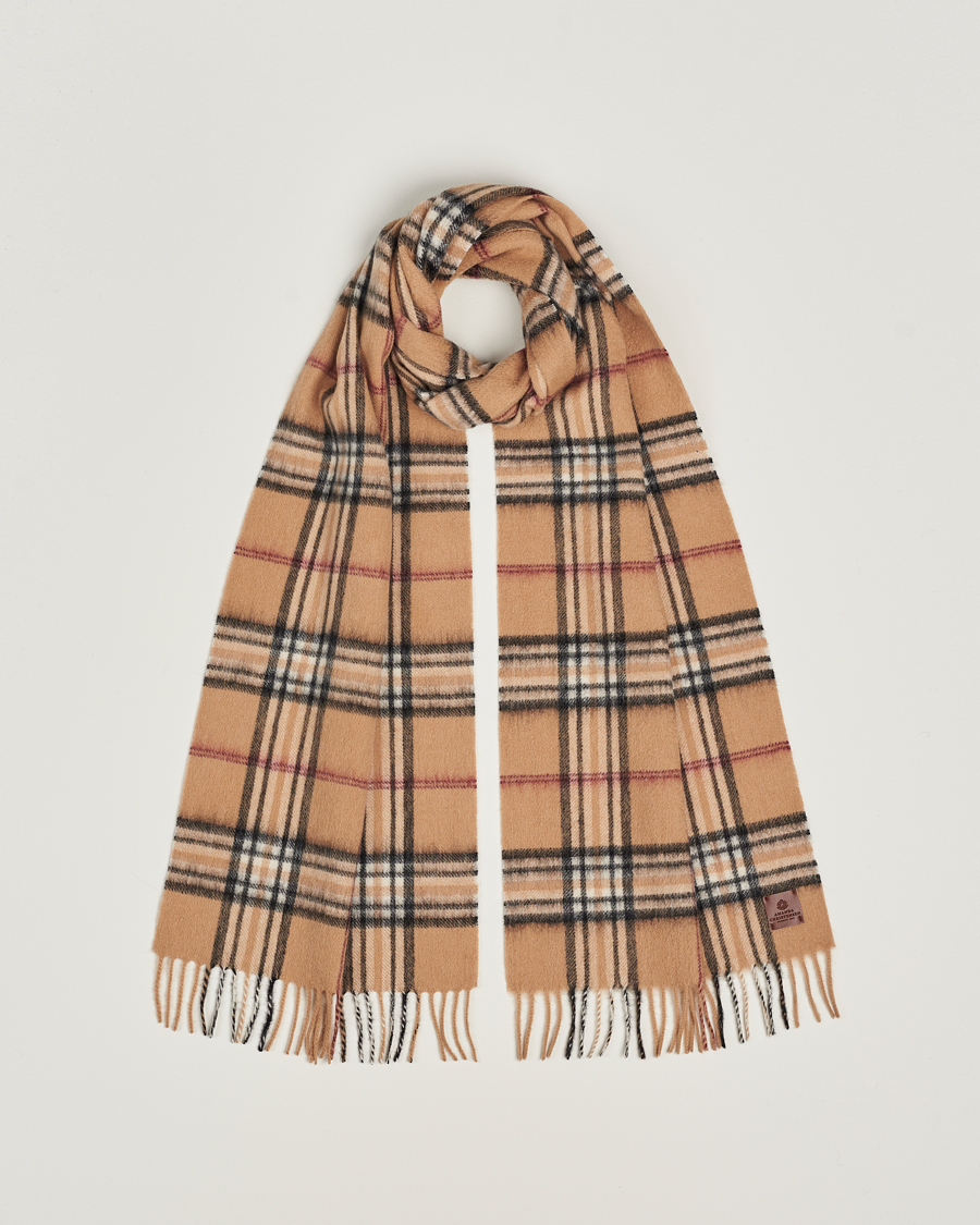 Mies | Amanda ChristensenWool Check ScarfBeige | Amanda Christensen | Amanda ChristensenWool Check ScarfBeige