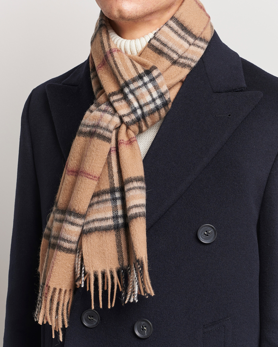 Mies | Amanda ChristensenWool Check ScarfBeige | Amanda Christensen | Amanda ChristensenWool Check ScarfBeige