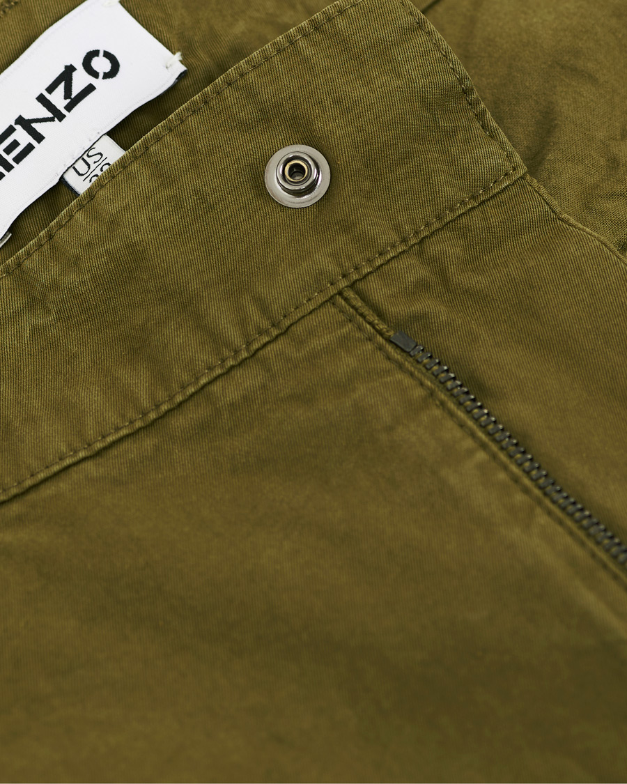 Mies | Housut | KENZO | Utilitarian Cargo Trousers Green