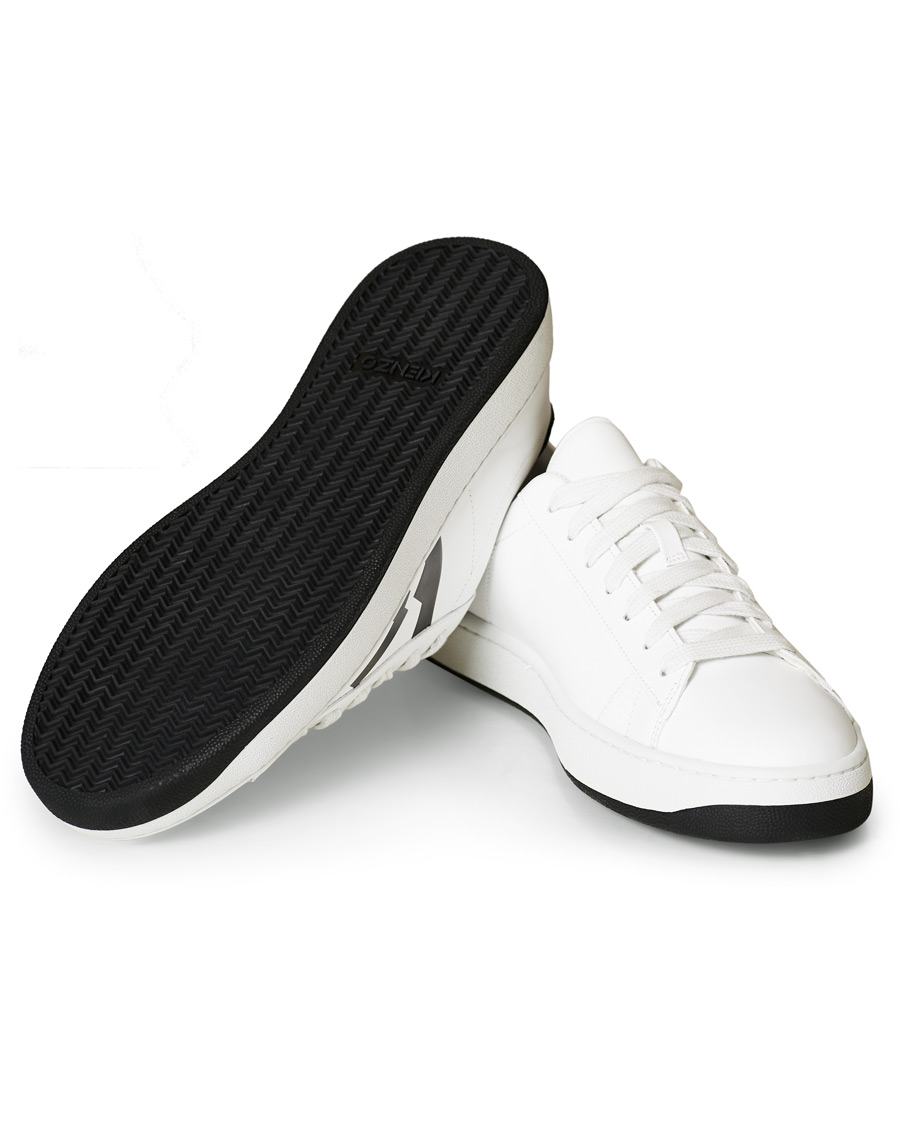 Mies | KENZO K-Logo Lace Up Sneaker White | KENZO | K-Logo Lace Up Sneaker White