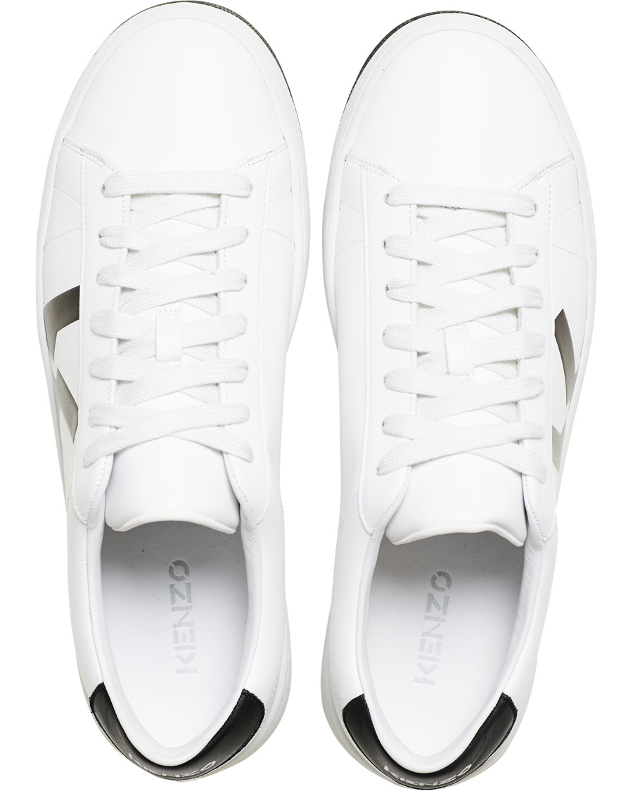 Mies | KENZO K-Logo Lace Up Sneaker White | KENZO | K-Logo Lace Up Sneaker White