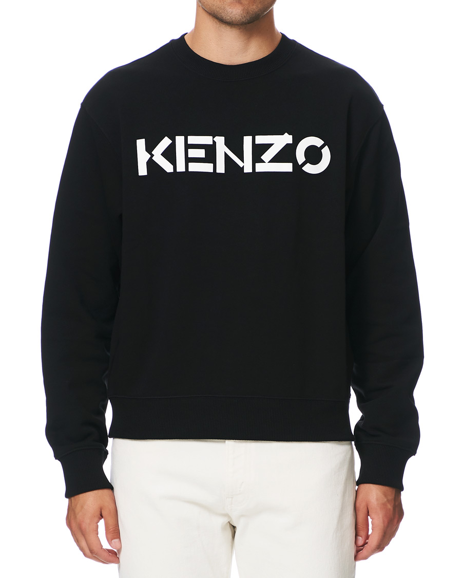 Mies | KENZO | KENZO | Logo Crew Neck Sweatshirt Black