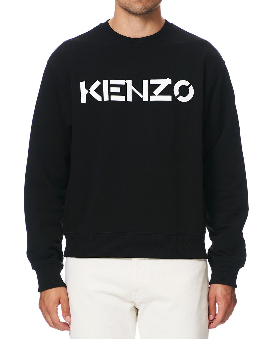 Mies | Puserot | KENZO | Logo Crew Neck Sweatshirt Black