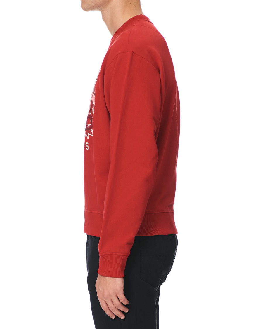 Mies | Puserot | KENZO | Icon Tiger Crew Neck Sweatshirt Red