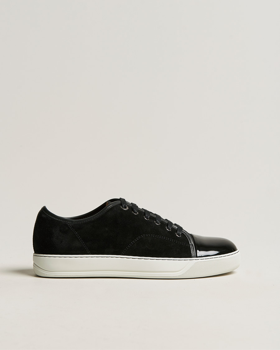 Miehet |  | Lanvin | Patent Cap Toe Sneaker Black
