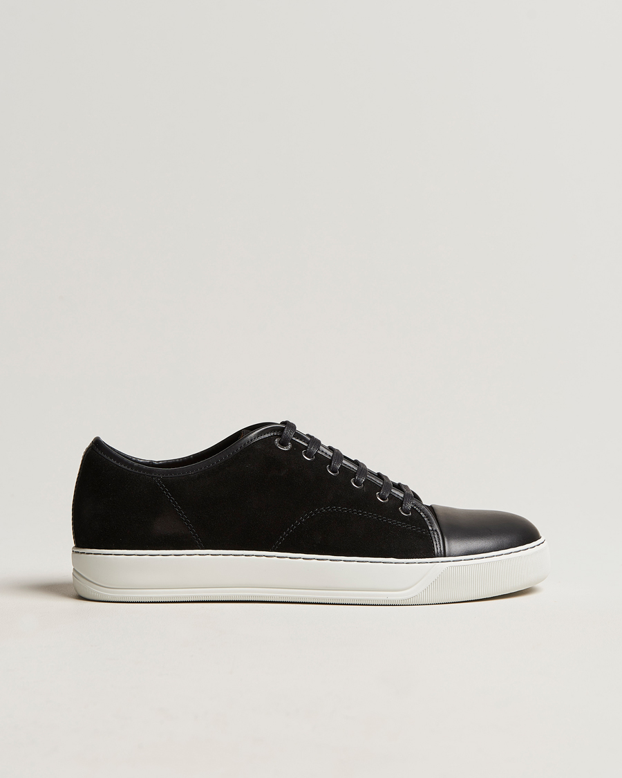 Miehet |  | Lanvin | Nappa Cap Toe Sneaker Black