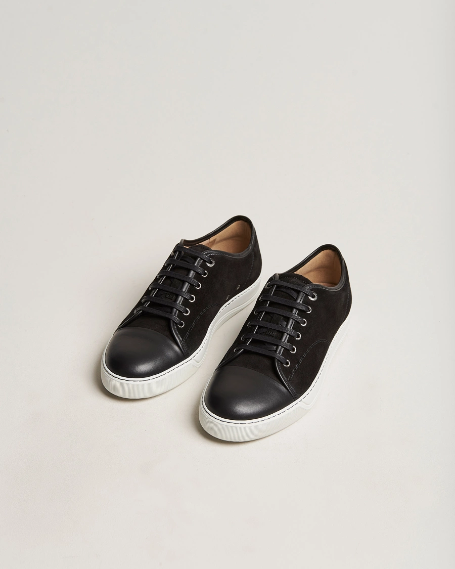Mies | Luxury Brands | Lanvin | Nappa Cap Toe Sneaker Black