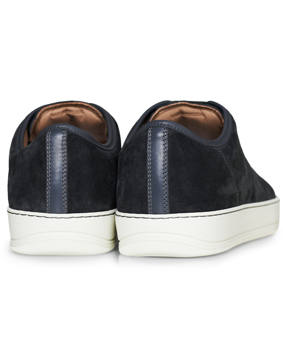 Mies | Lanvin Patent Captoe Sneaker Grey Suede | Lanvin | Patent Captoe Sneaker Grey Suede