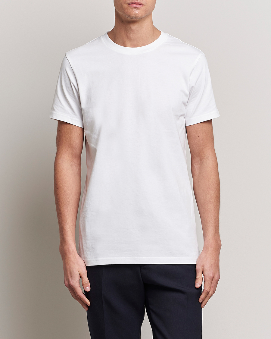 Mies | T-paidat | Bread & Boxers | Crew Neck Regular T-Shirt White