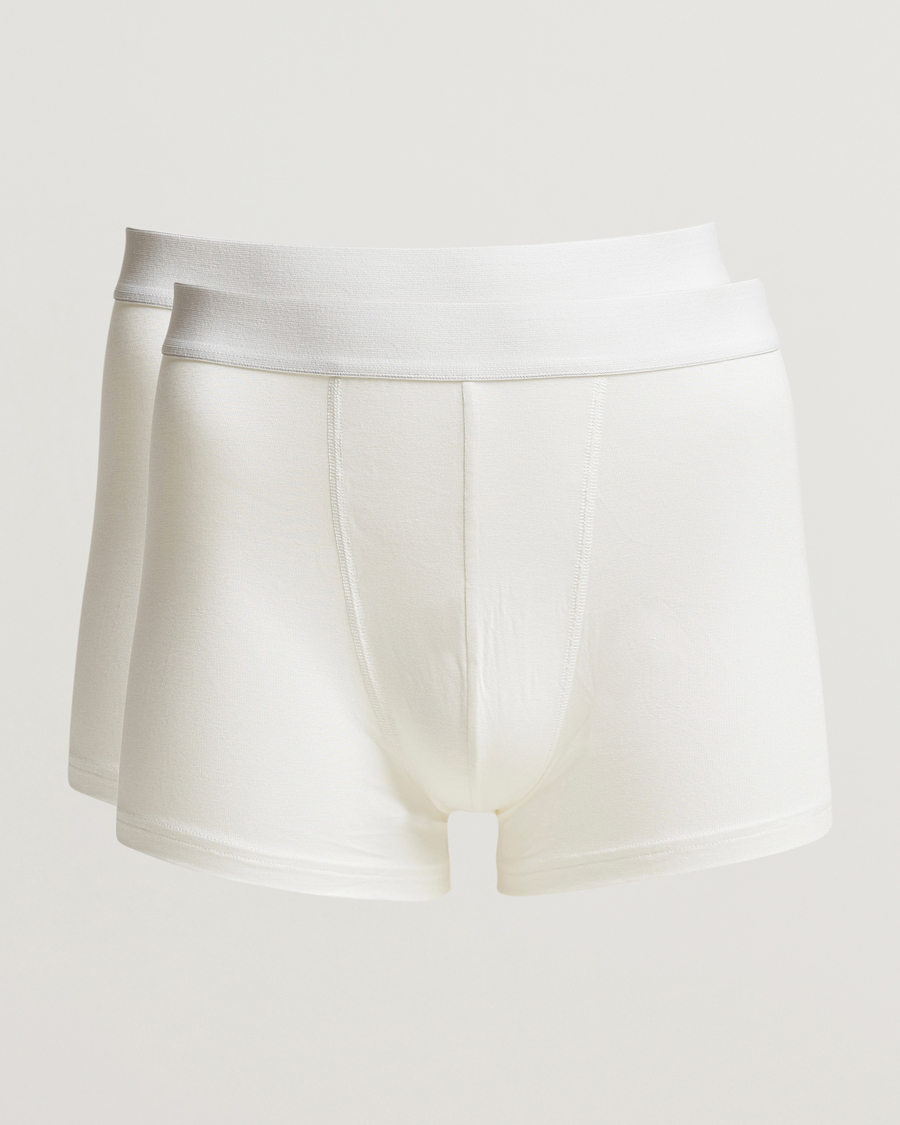 Mies | Alusvaatteet | Bread & Boxers | 2-Pack Boxer Breif Modal White