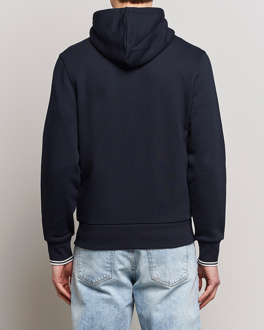 Mies | Puserot | Fred Perry | Full Zip Hooded Sweatshirt Navy