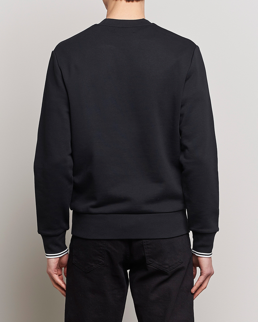 Mies | Puserot | Fred Perry | Crew Neck Sweatshirt Black