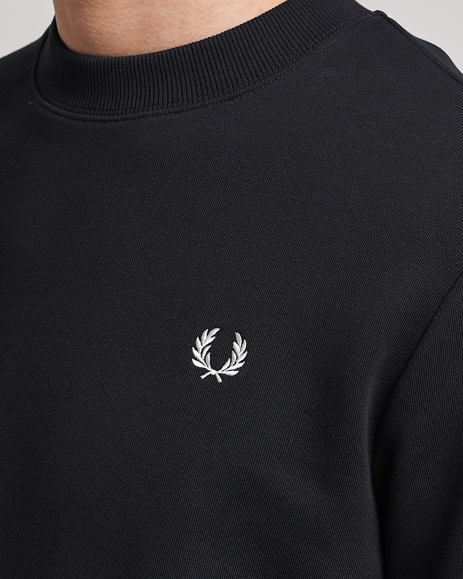 Mies | Puserot | Fred Perry | Crew Neck Sweatshirt Black