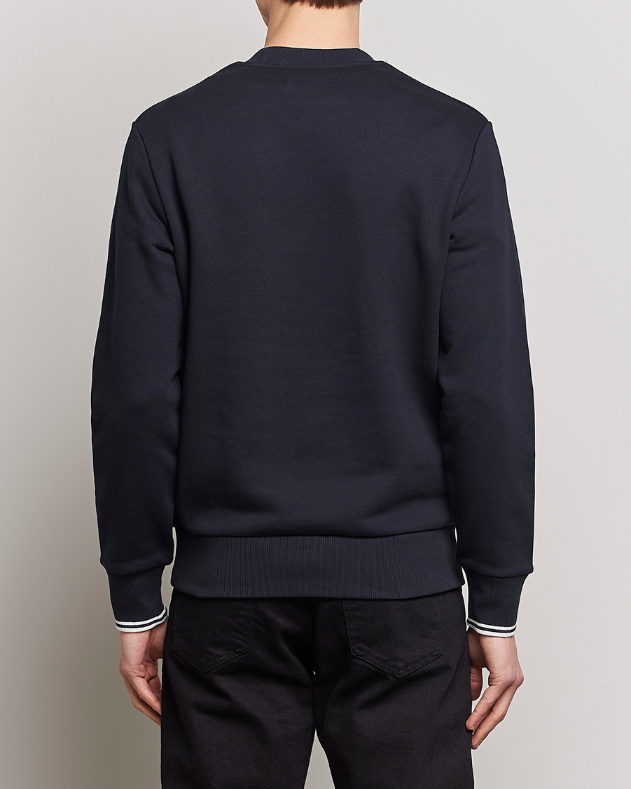 Mies | Puserot | Fred Perry | Crew Neck Sweatshirt Navy