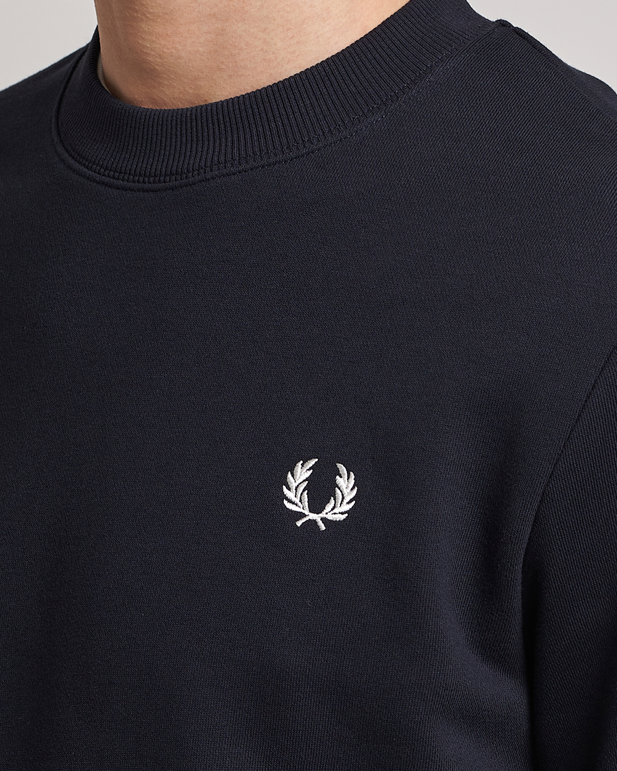 Mies | Puserot | Fred Perry | Crew Neck Sweatshirt Navy